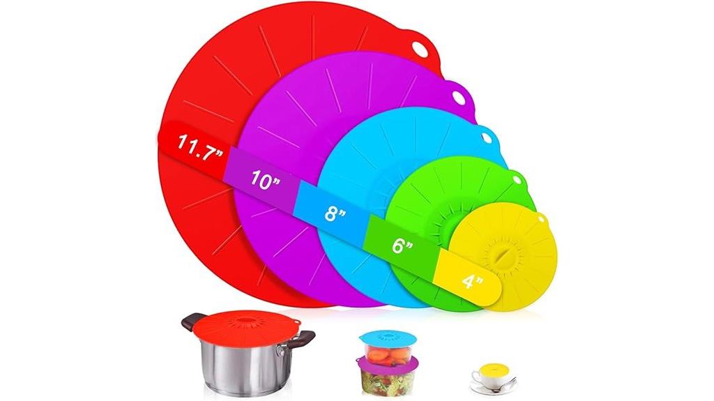 silicone microwave cover set