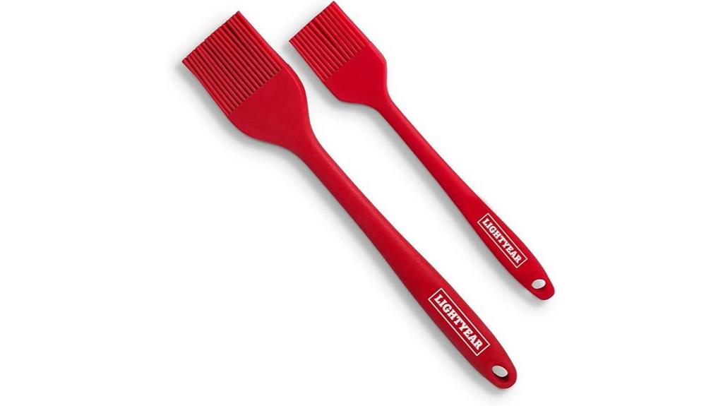 silicone pastry brush set