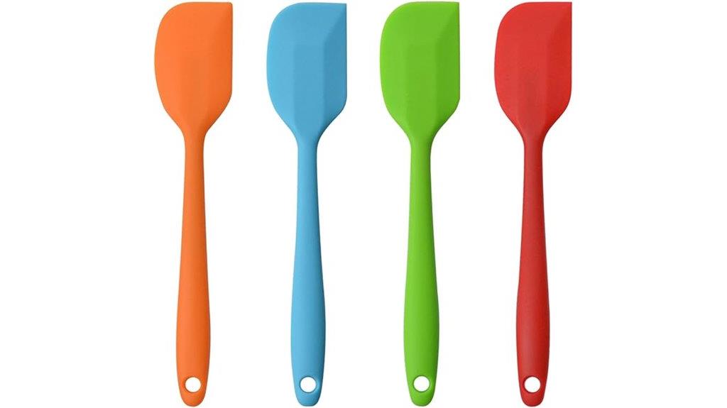 silicone rubber spatula set