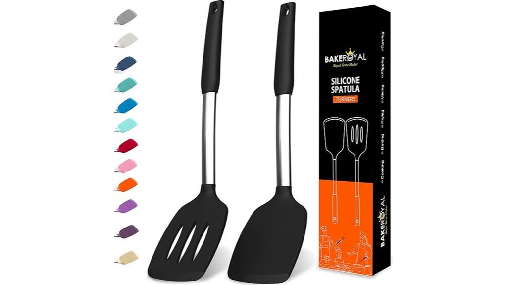 silicone spatula and flippers