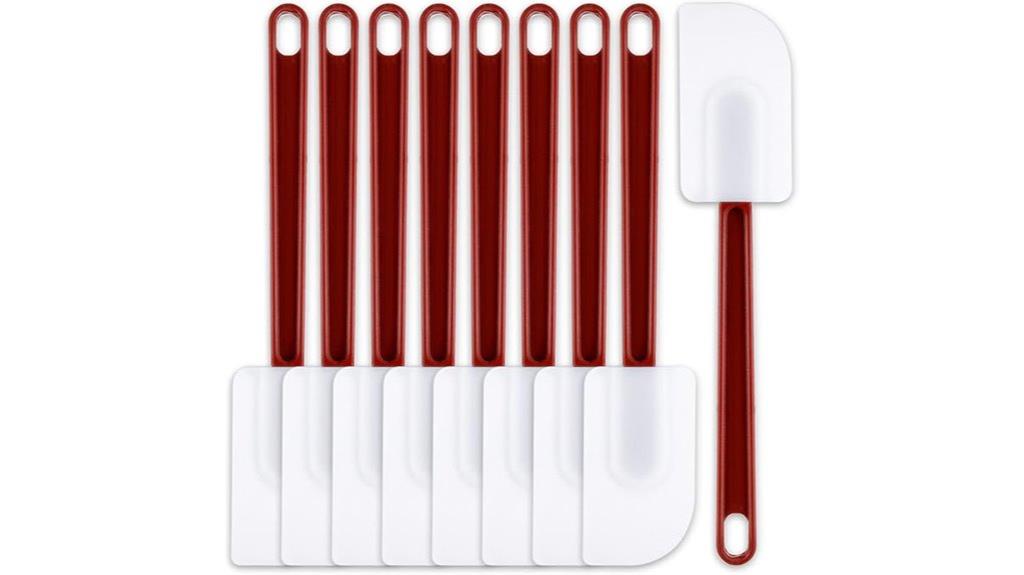 silicone spatula set nine