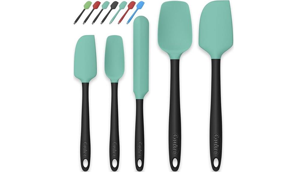 silicone spatula set