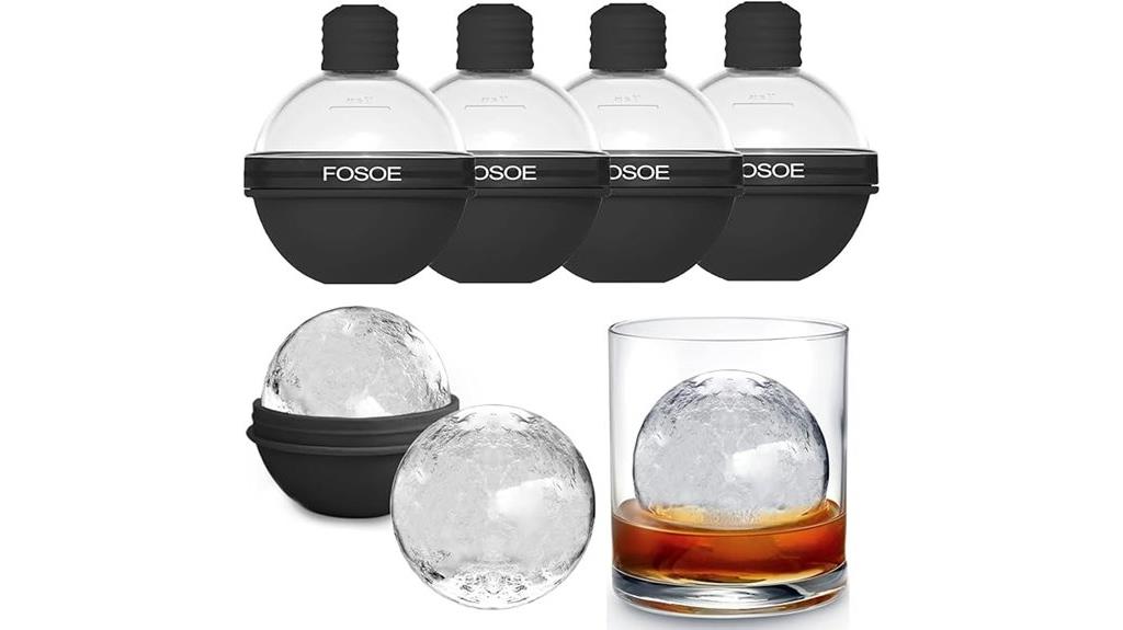 silicone whiskey ice molds