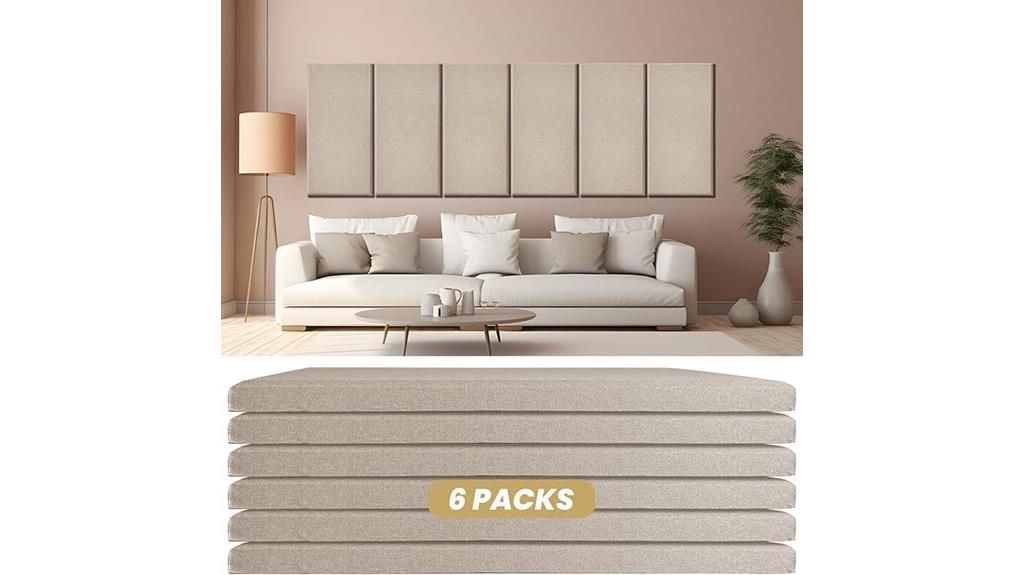 six pack acoustic panels