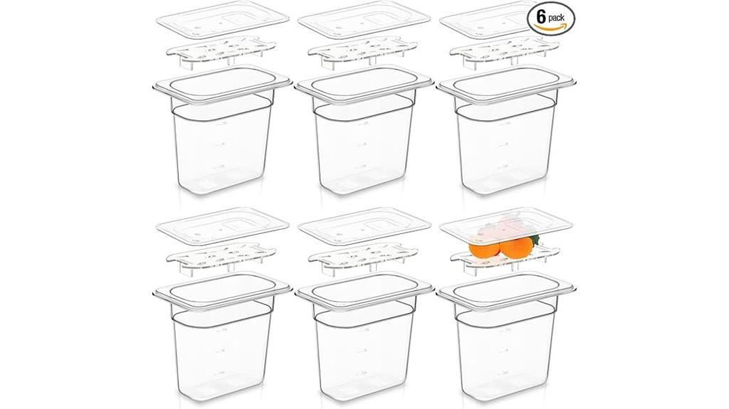 six pack food storage