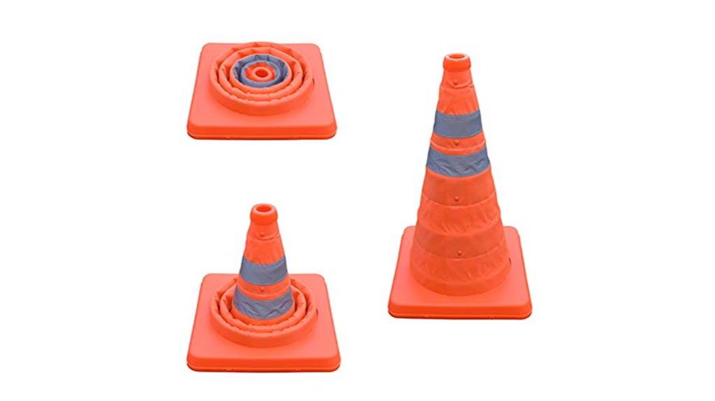 small collapsible traffic cone