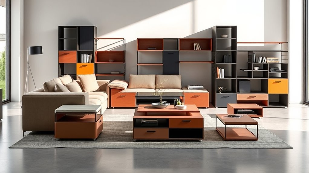 smart adaptable modular furnishings