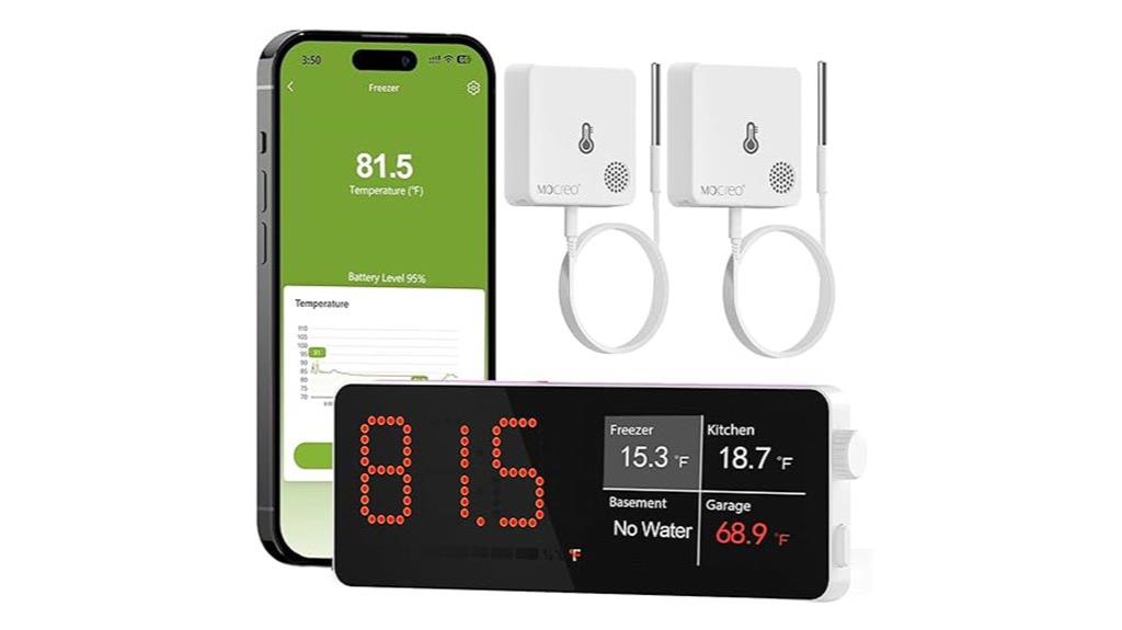 smart wifi freezer thermometer