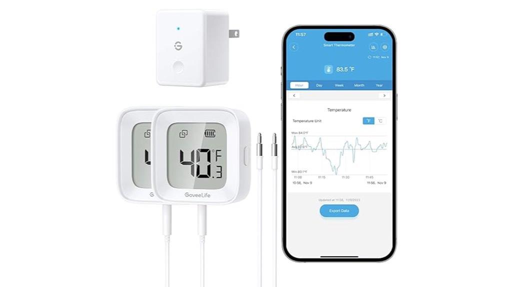 smart wifi fridge thermometers