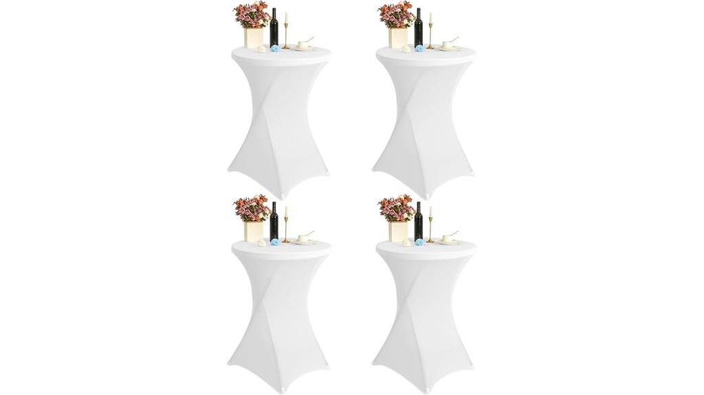 spandex table cover set