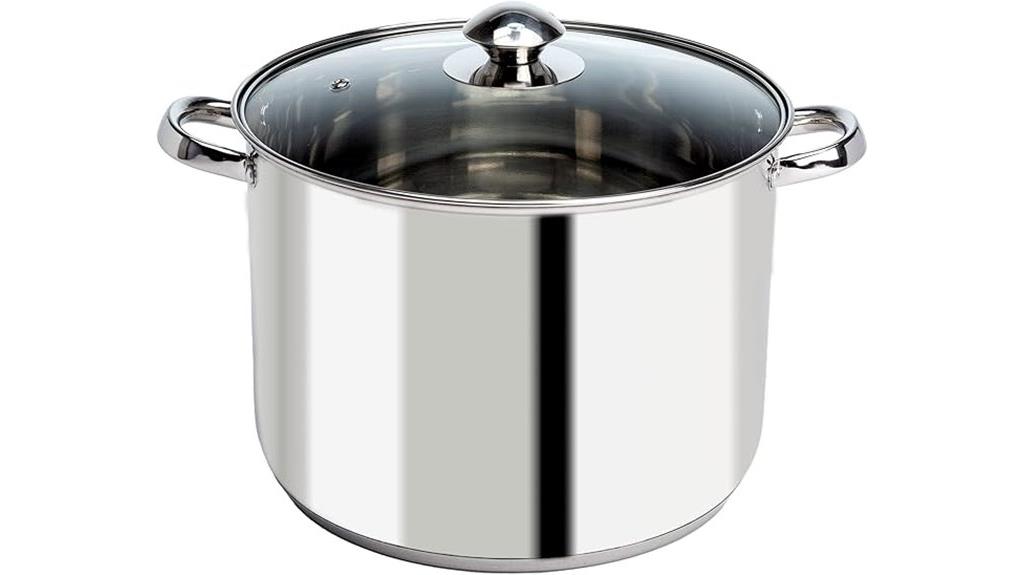 stainless steel 8 quart pot