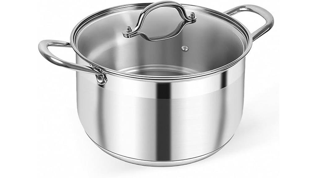 stainless steel 8 quart pot
