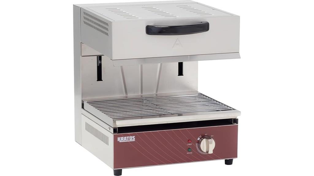 stainless steel cheese melter