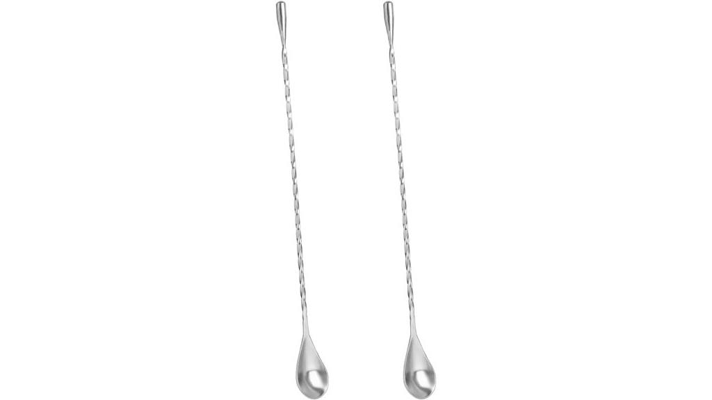 stainless steel cocktail spoons
