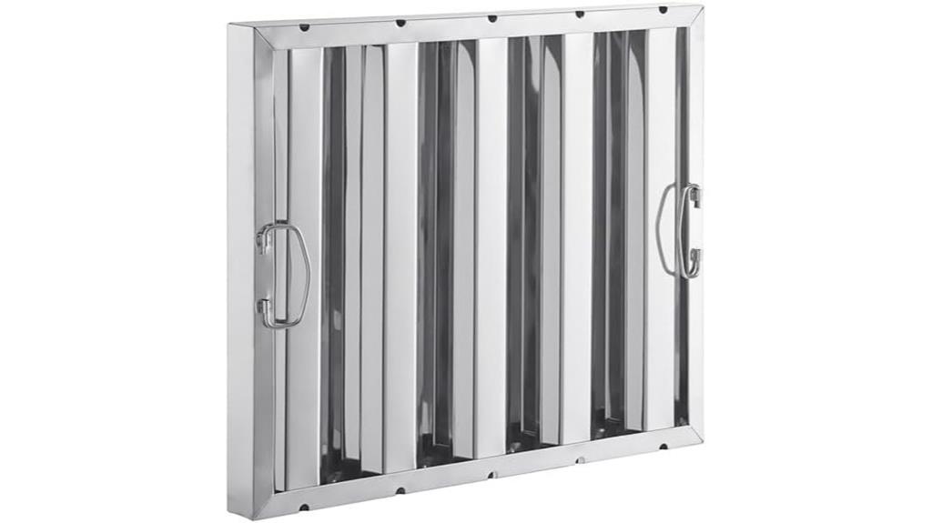 stainless steel commercial hood filter
