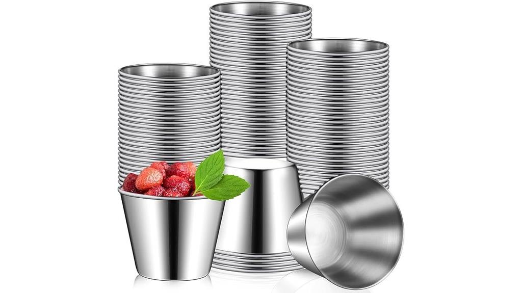 stainless steel dipping bowls