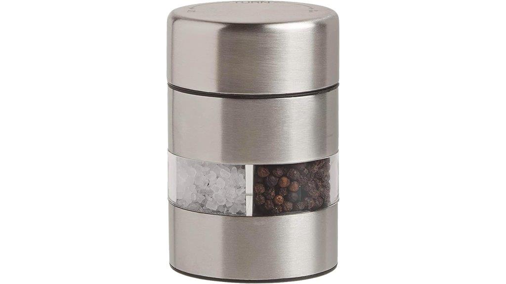 stainless steel dual grinder