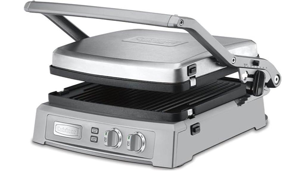 stainless steel electric griddler