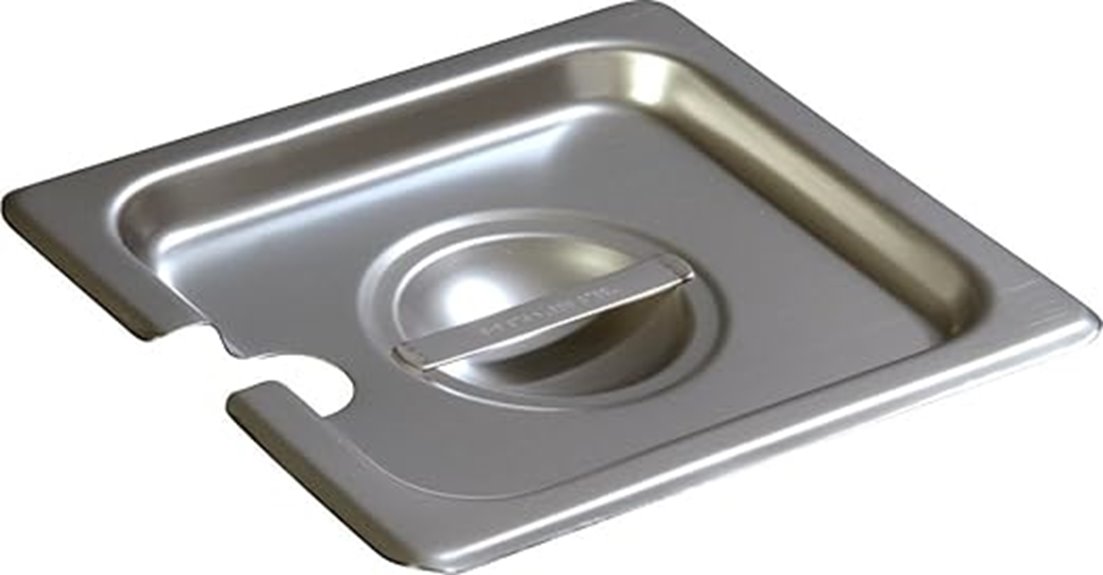 stainless steel food pan lids