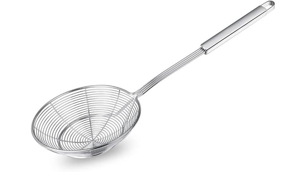 stainless steel kitchen ladle
