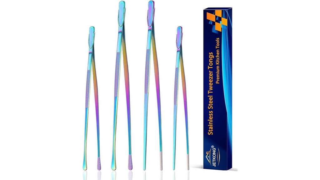 stainless steel kitchen tweezers