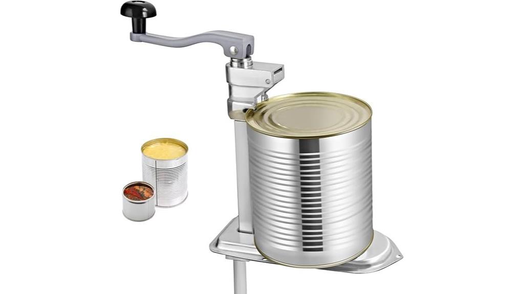stainless steel manual can opener