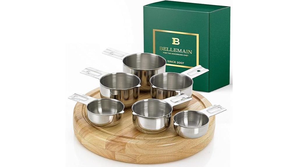 stainless steel measuring cups