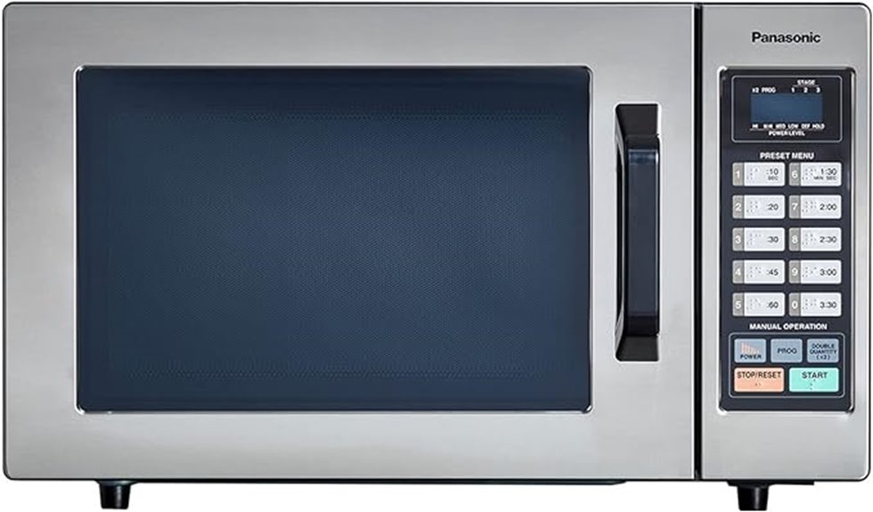 stainless steel microwave programmable