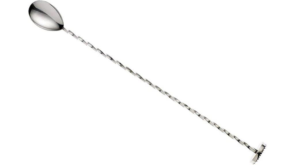 stainless steel muddler spoon