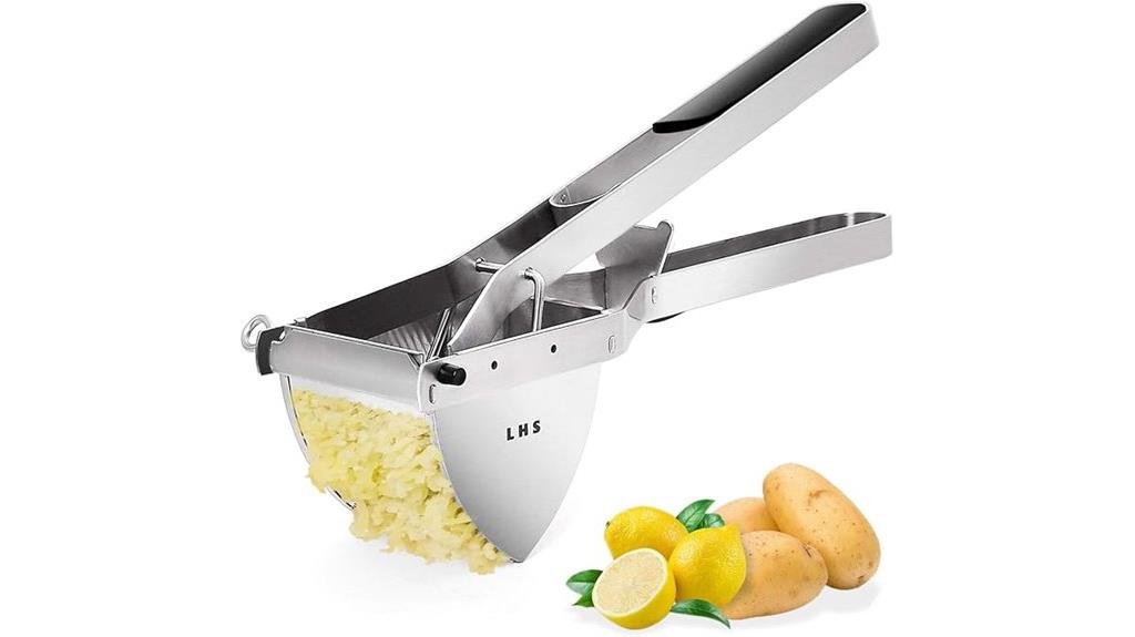 stainless steel potato ricer