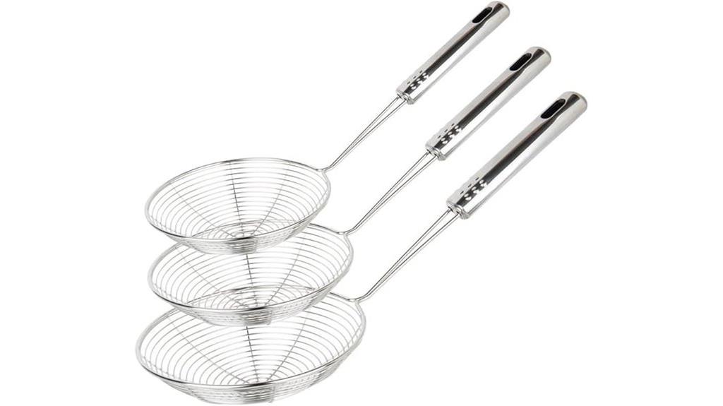 stainless steel spider strainers
