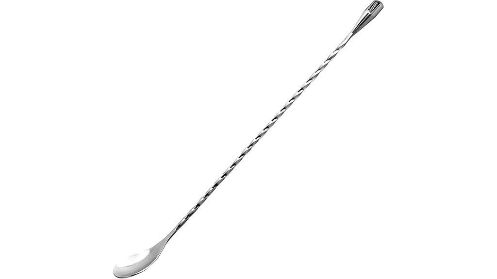 stainless steel spiral spoon