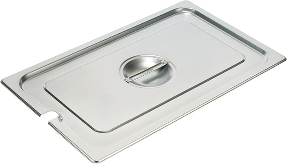 stainless steel steam pan cover