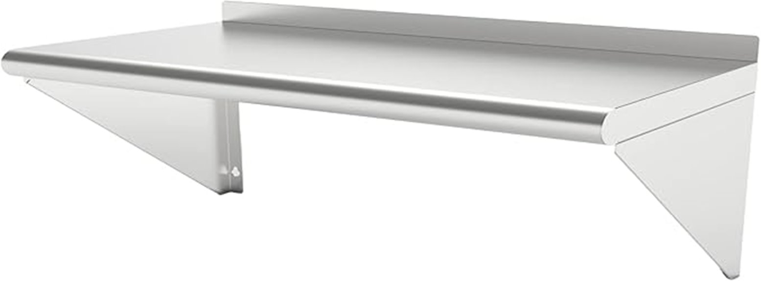 stainless steel wall shelf