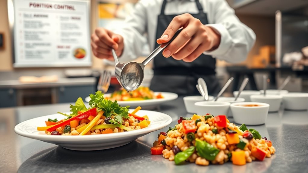 streamline portions customize options