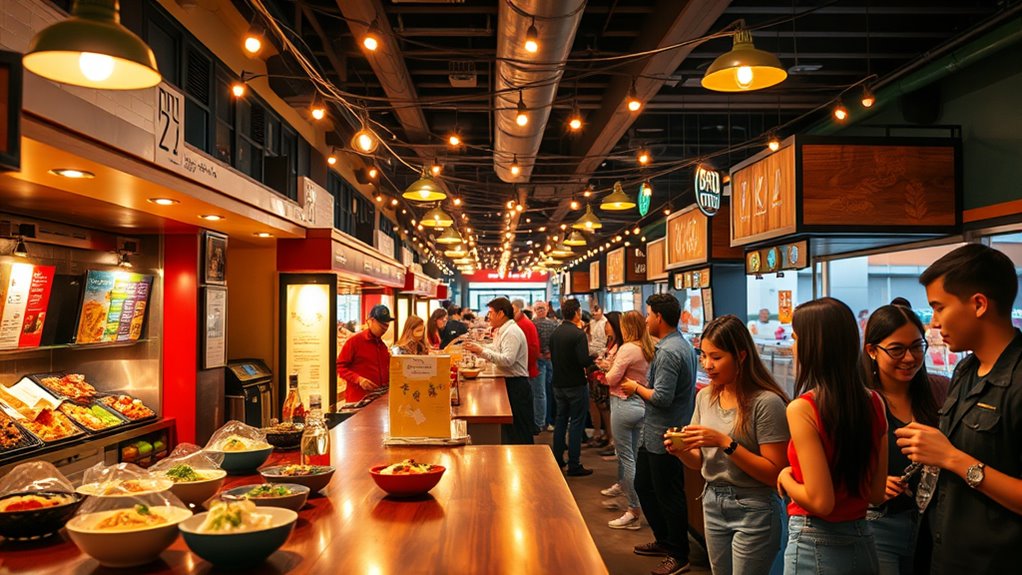 suburban micro food hall revival