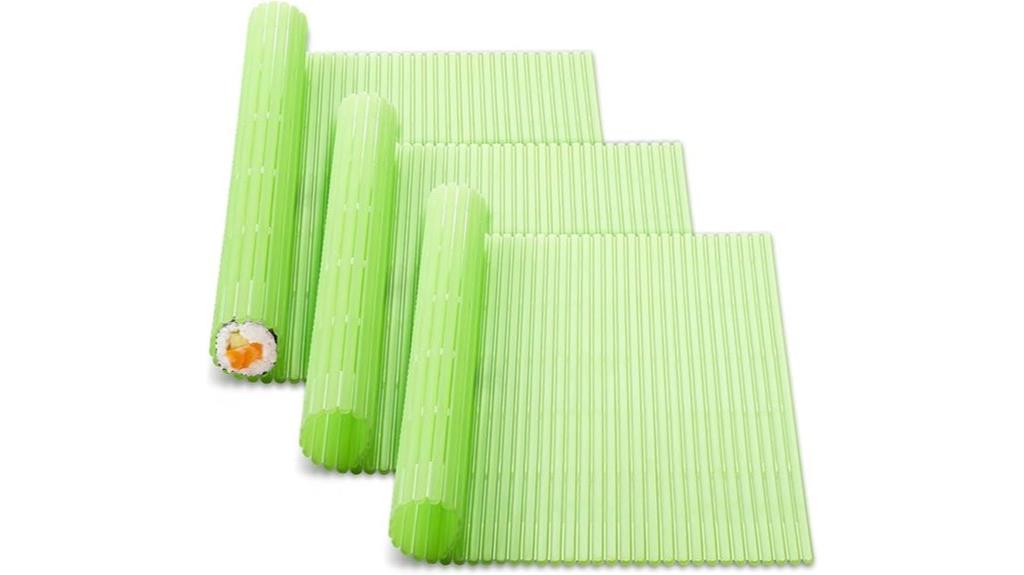sushi rolling mat kit