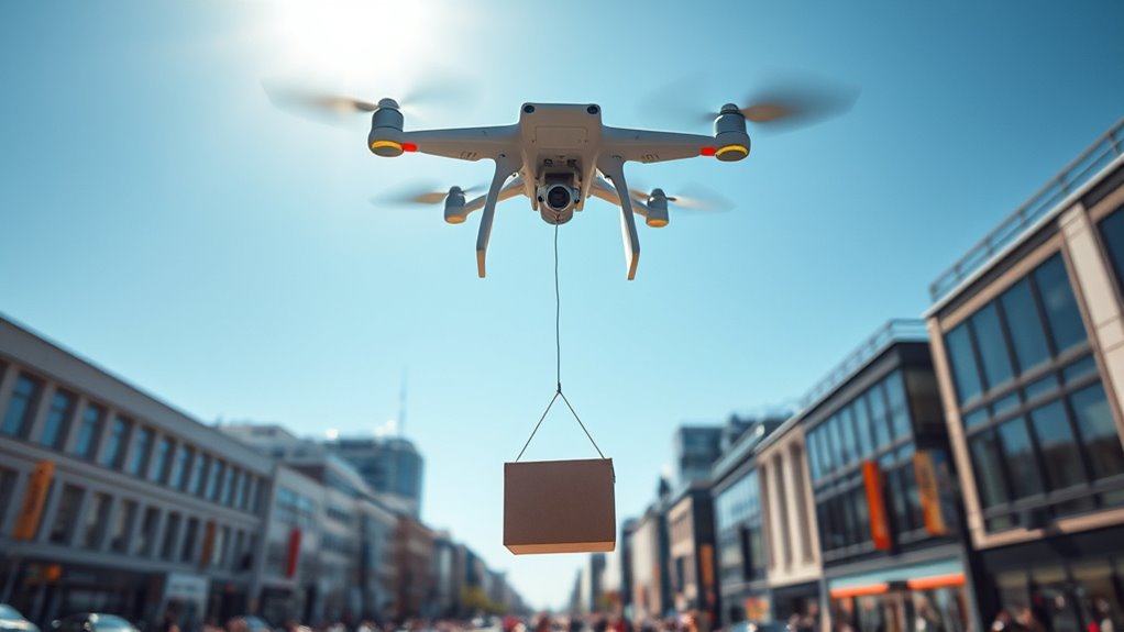 testing drone delivery services