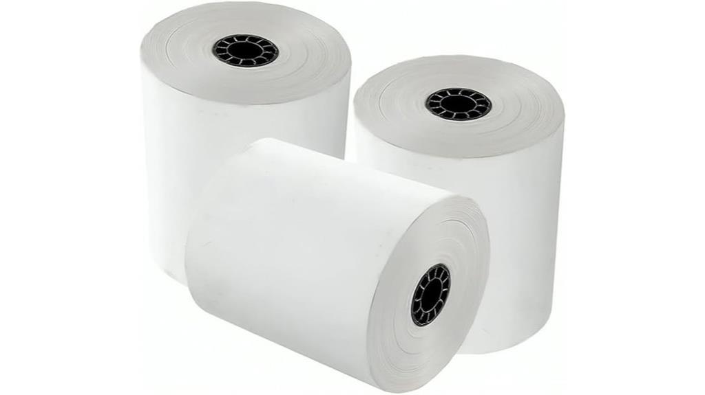 thirty thermal paper rolls