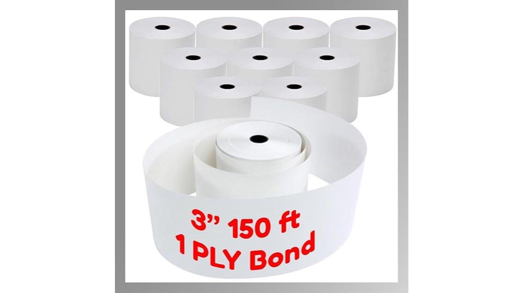 three 150ft bond rolls