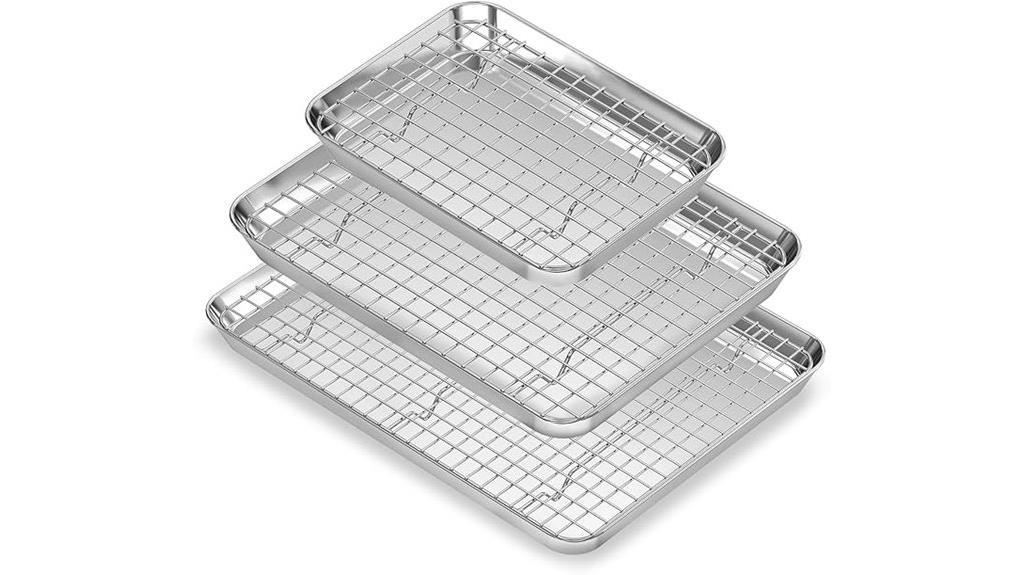 three piece stainless steel