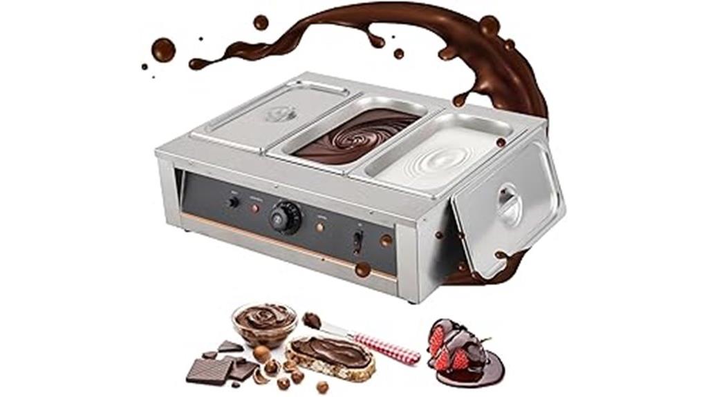 three tank chocolate temperer