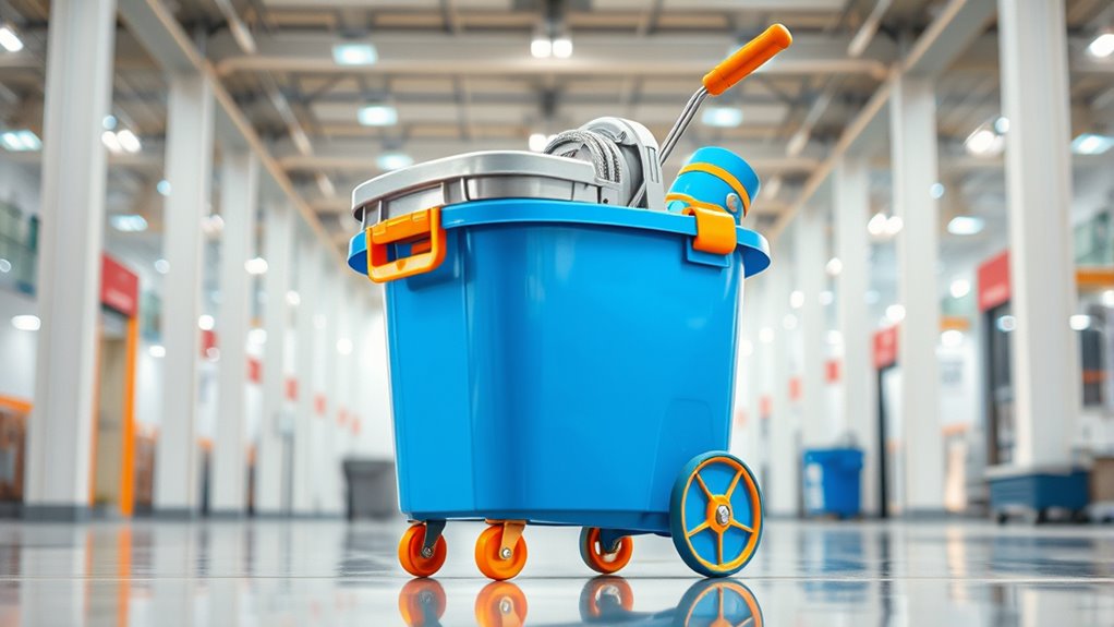 top 15 large mop buckets