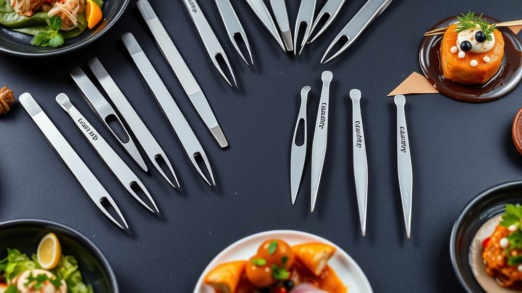 top chef tweezers sets