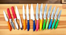top color coded knife sets