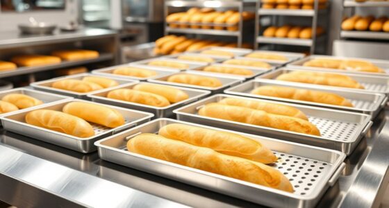 top commercial baguette trays