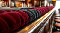 top cushioned bar rail mats