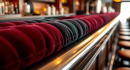 top cushioned bar rail mats
