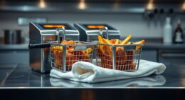 top double basket fryers