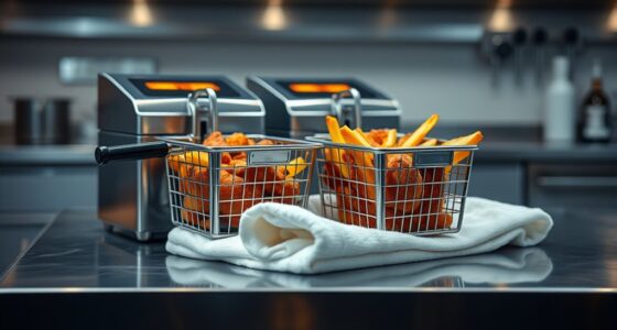 top double basket fryers